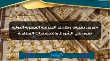 «فرص ذهبية» وظائف المدرسة المصرية الدولية تعرف على الشروط والتخصصات المطلوبة